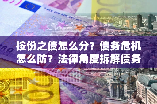 北京按份之债怎么分？债务危机怎么防？法律角度拆解债务分配与风险自保指南