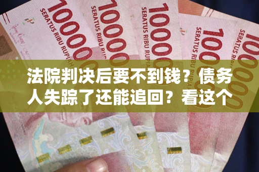 北京法院判决后要不到钱？债务人失踪了还能追回？看这个方法！