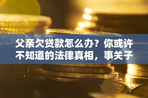 北京父亲欠贷款怎么办？你或许不知道的法律真相，事关子女未来