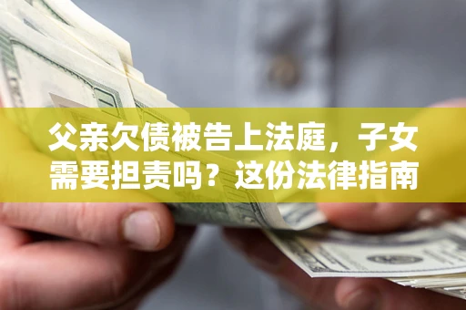 北京父亲欠债被告上法庭，子女需要担责吗？这份法律指南必须看完