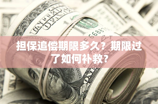 北京担保追偿期限多久？期限过了如何补救？