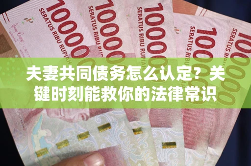 北京夫妻共同债务怎么认定？关键时刻能救你的法律常识