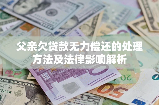 北京父亲欠贷款无力偿还的处理方法及法律影响解析