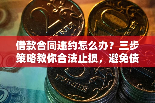 北京借款合同违约怎么办？三步策略教你合法止损，避免债务危机升级