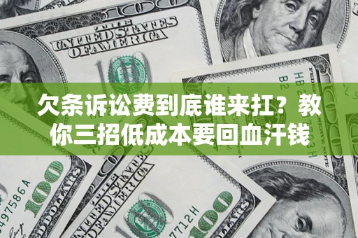 北京欠条诉讼费到底谁来扛？教你三招低成本要回血汗钱